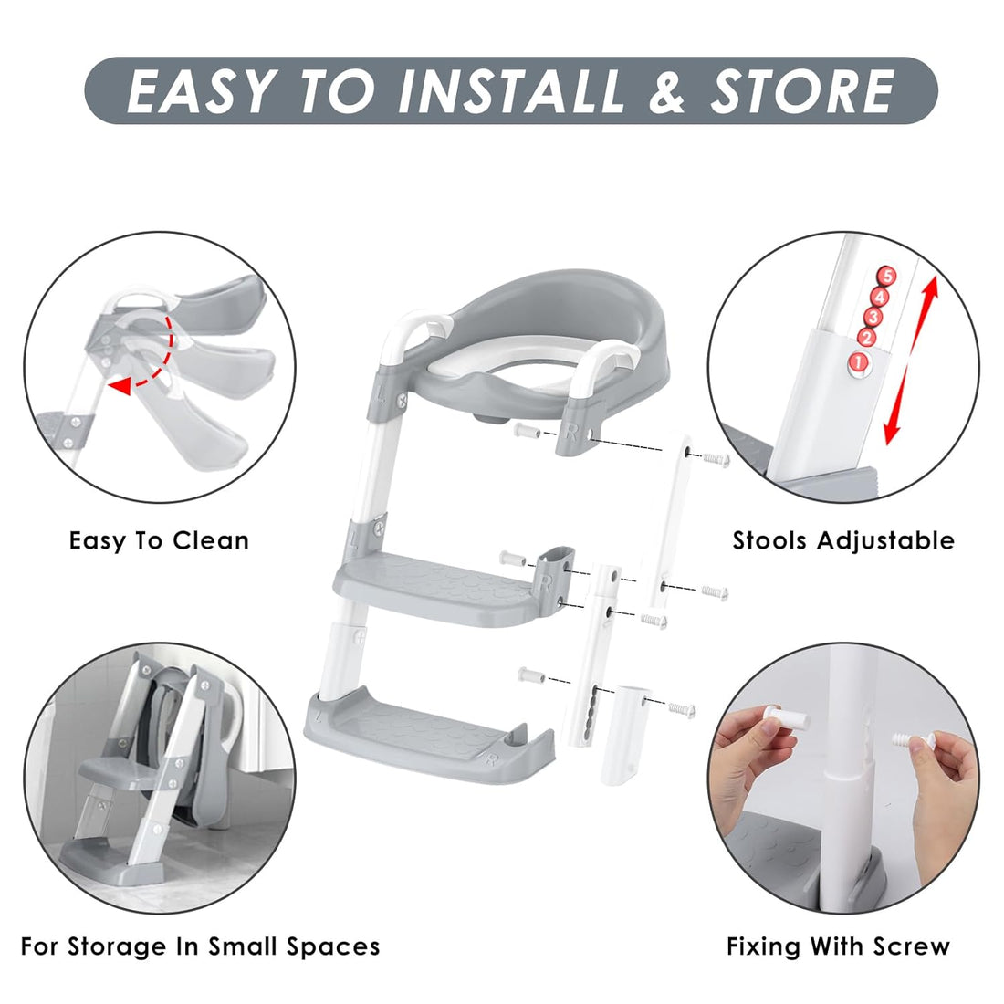 Toddler Potty Training Seat for Stress Free Bathroom Moments 14988200313158-1