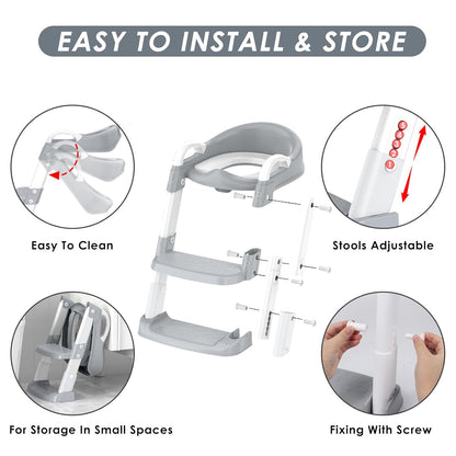 Toddler Potty Training Seat for Stress Free Bathroom Moments 14988200313158-1