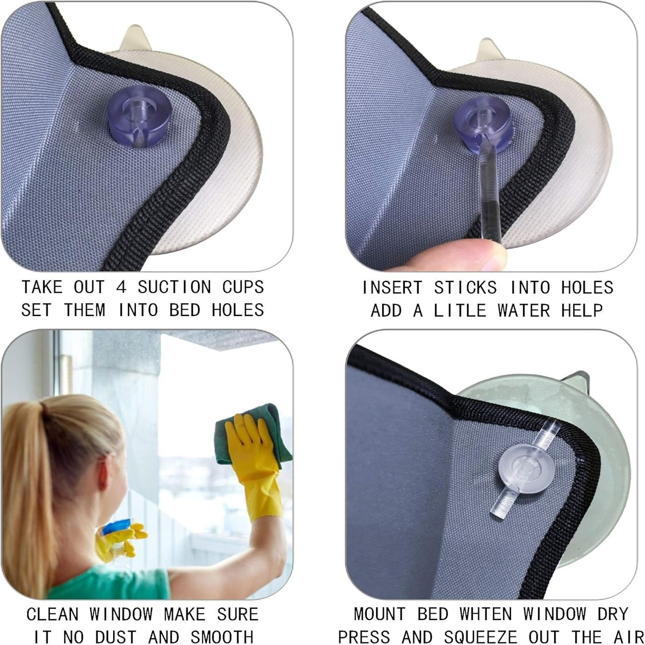 Cat Window Perch Hammock for Car or Home Use 10035494584621-1