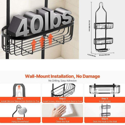 Three Layer Shower Organiser Caddy 9772113592606-1