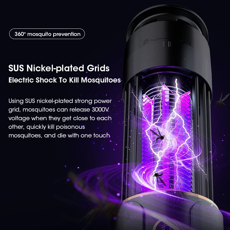 Mosquito Trap Lamp – Lightweight Usb-Rechargeable With Dual Light Modes 15105909031296-1