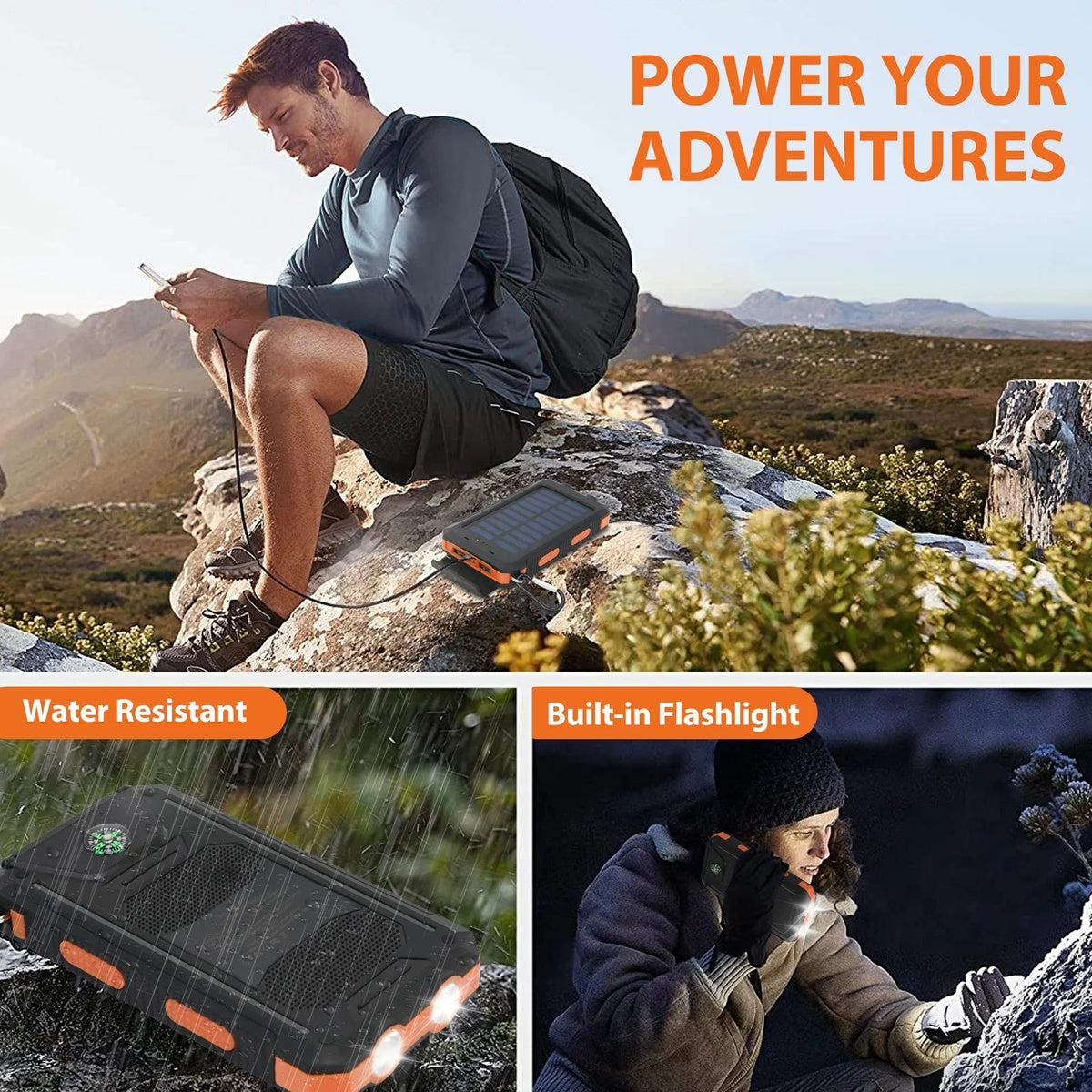 50000 - 200000mAh Solar Charger Waterproof Power Bank External 9040097378625-1