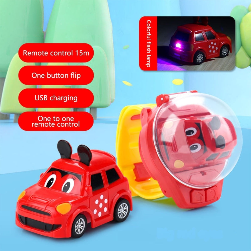 Interactive Wrist Racing Watch With Mini Remote Control Car 9907945439578-1