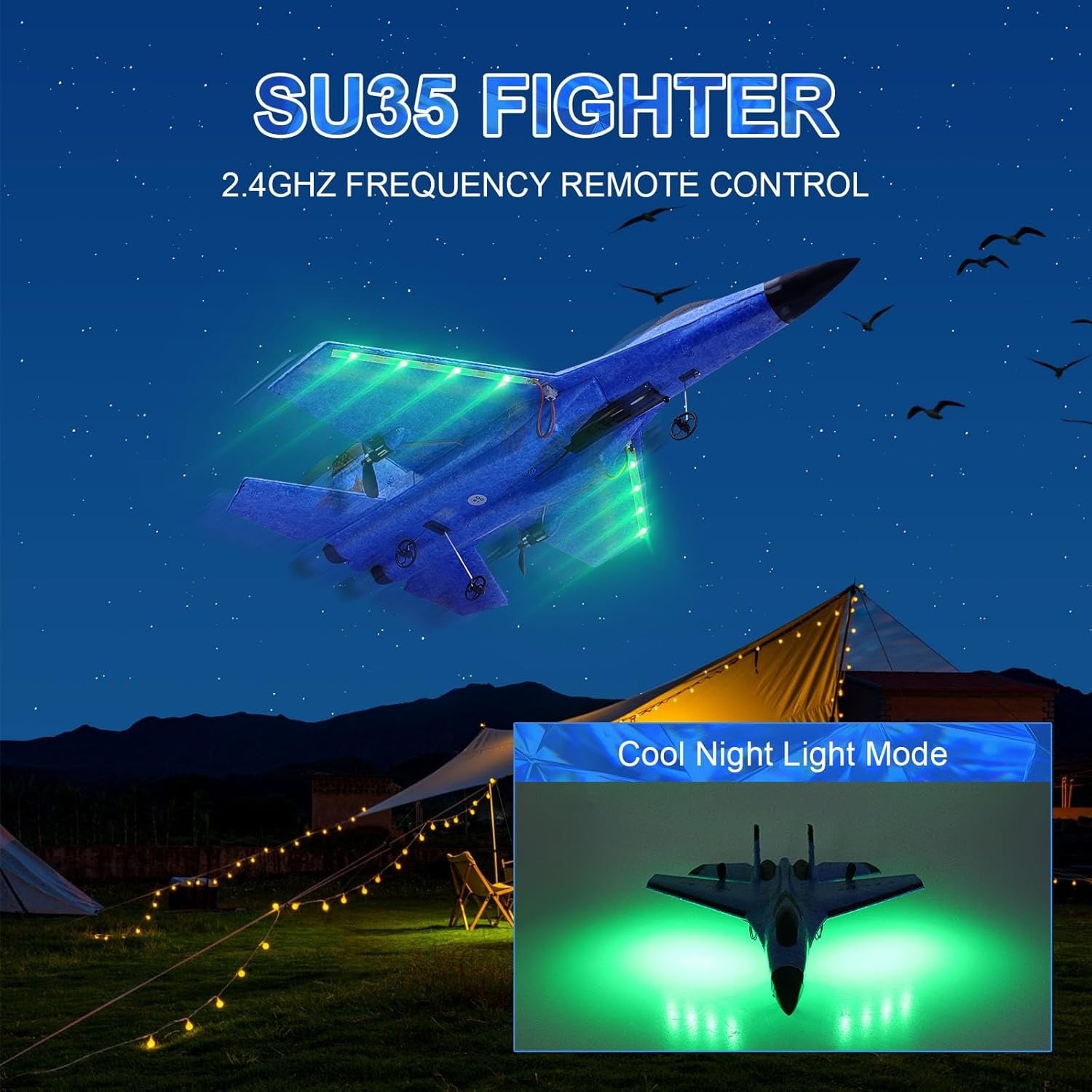 Remote Control Unbreakable Glider Plane 6849904574564-1