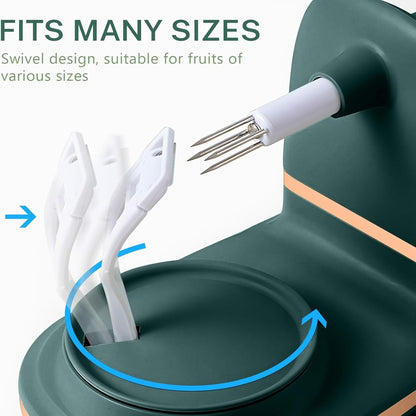 Fast Automatic Fruit Apple Peeler Thin Peel Suction Base