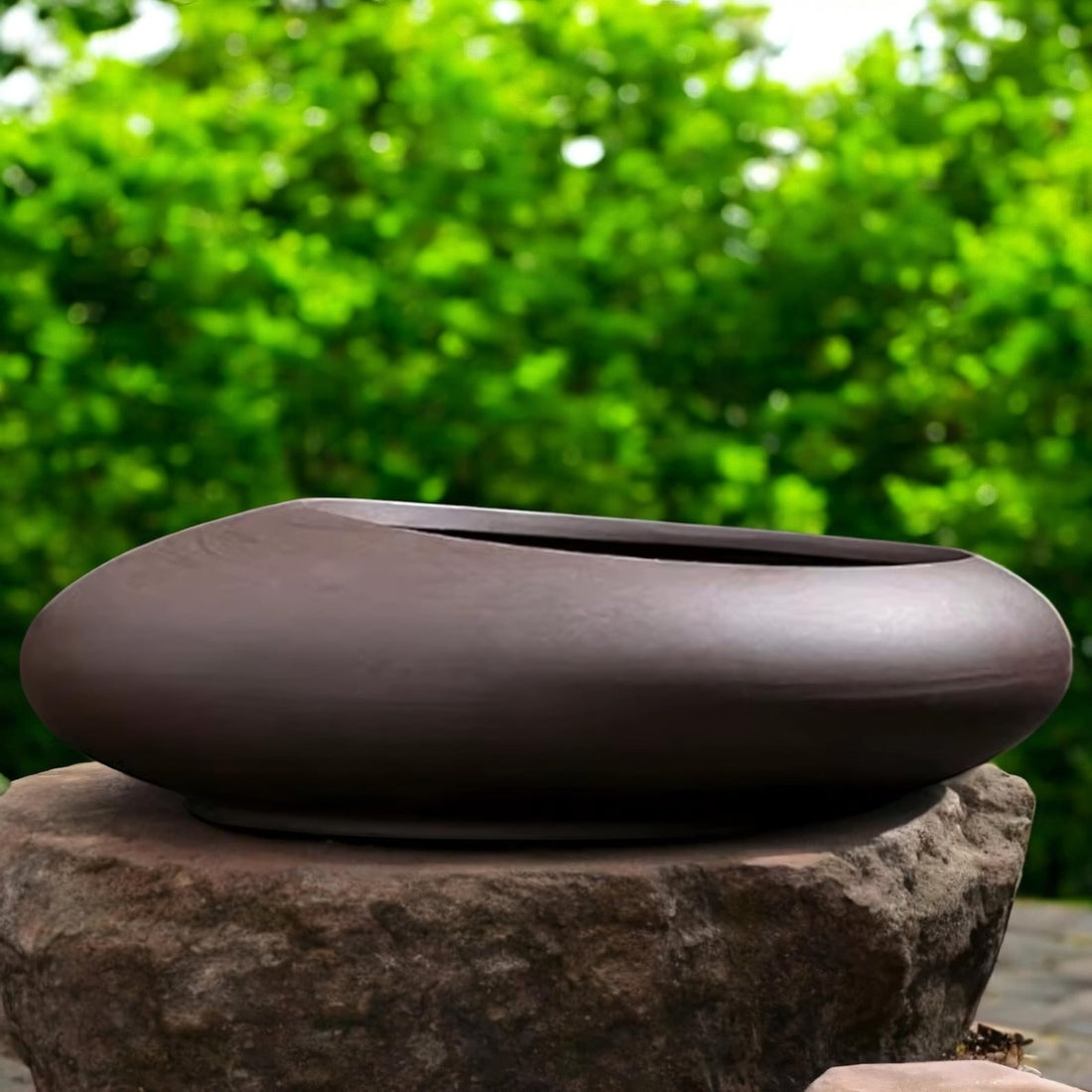 Large-Caliber Ceramic Flowerpot For Office And Balcony (only Flowerpot) 14815629082950-1