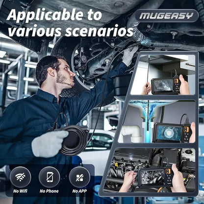 Industrial Endoscope Inspection Camera – 1080P HD with 4.3-Inch Screen Adjustable Lens 9767992426817-1