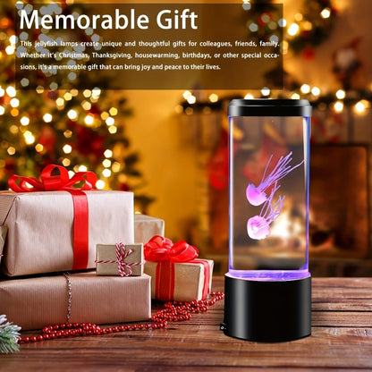 Soothing Led Jellyfish Aquarium Lamp With Color Changing Sensory Lights