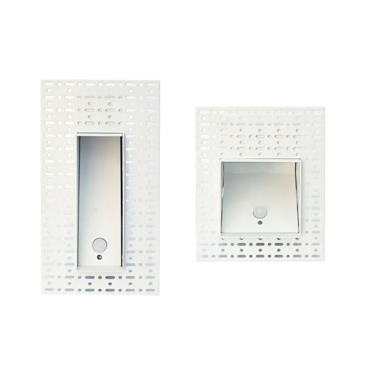 Led Embedded Wall Lamp With Pir Motion Sensor – 3W White & Black Staircase Footlight For Aisle, Corridor, And Home Lighting 14962032640324-1