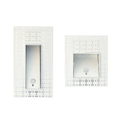 Led Embedded Wall Lamp With Pir Motion Sensor – 3W White & Black Staircase Footlight For Aisle, Corridor, And Home Lighting 14962032640324-1