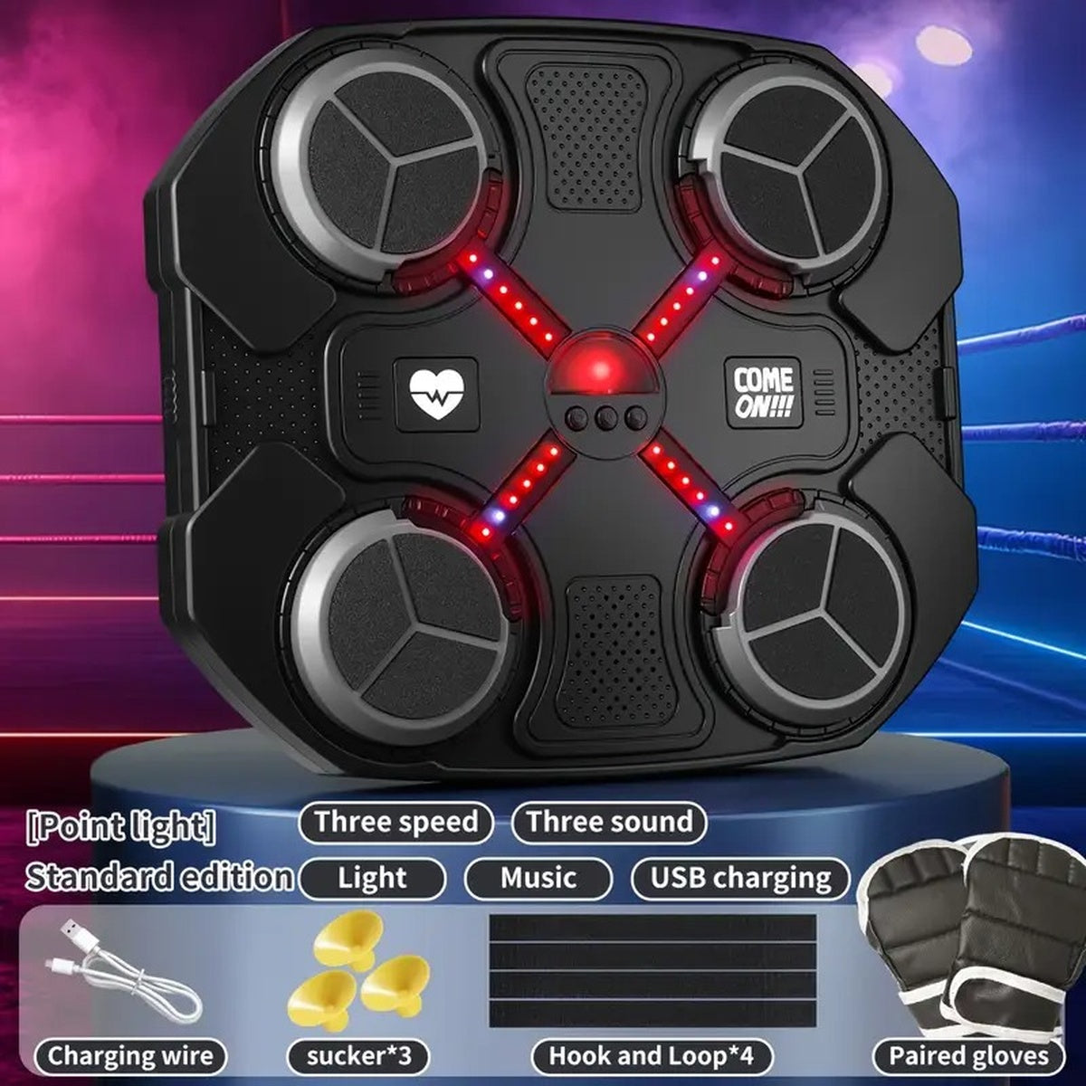 Smart Interactive Musical Boxing Target – Dynamic Training Toy for Kids