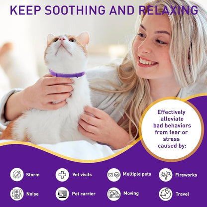 Calming Pheromone Collar for Cats – Pet Anti Anxiety Products 10104796447021-1