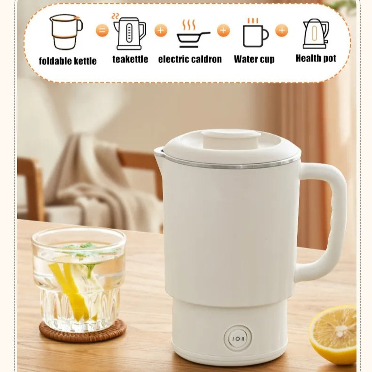 Compact Travel Folding Electric Kettle For Quick Water Boiling 800ml 8671761203338-1