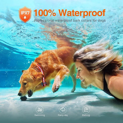 1000m Waterproof Dog Training Collar - Rechargeable, Remote Control & Adjustable for Small, Medium, and Large Dogs 9950235132225-1