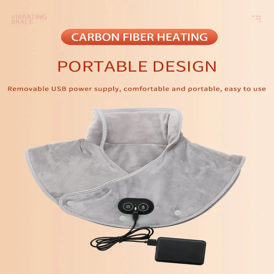 Neck Heating Pad & Massager - Neck and Shoulder Heat for Muscle Relaxation 9847545102657-1