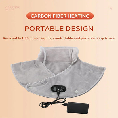 Neck Heating Pad & Massager - Neck and Shoulder Heat for Muscle Relaxation 9847545102657-1