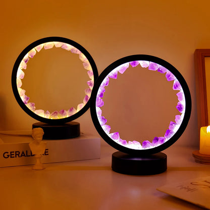 Amethyst Halo Lamp For Spiritual Protection