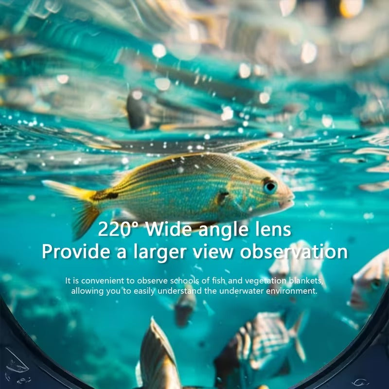 HD Underwater Camera 4.3" Screen 30m Depth Temp Sensor