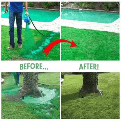 Liquid Lawn Hydro Mousse Spray On Grass Seed - Easy Application for Patchy Lawns & High-Traffic Areas 9945609666881-2