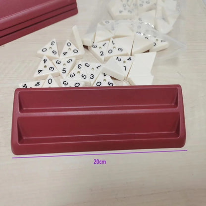 Triangle Dominoes - Full Travel Triangle Dominoes Set 4186309820505-1
