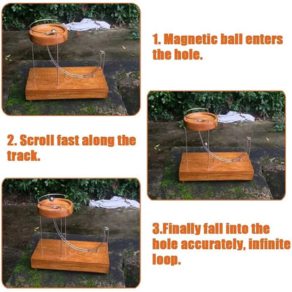 Kinetic Motion Machine Sculpture for Mesmerizing Desk or Room Decoration 14814271111494-1
