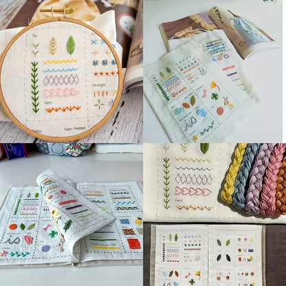 Embroidery Kit Journal to Creatively Craft, Stitch, and Share Your Story Set 15138893594950-1