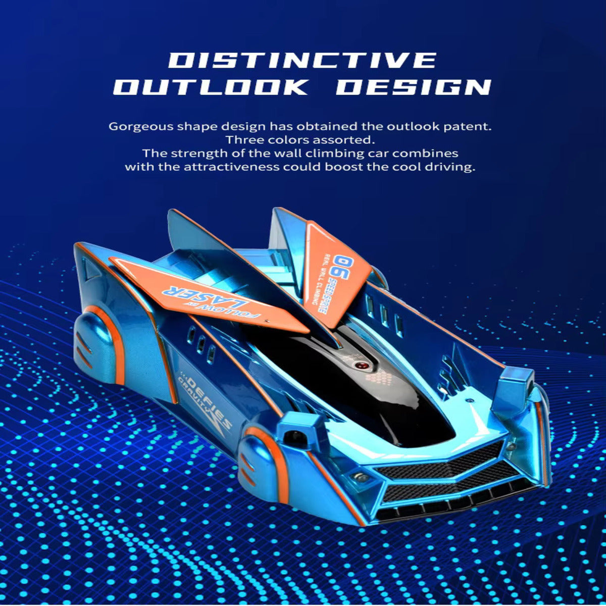 Gravity-Defying Laser RC Car 7120994468038-1
