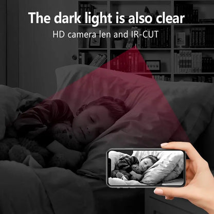 4K Wifi Mini Camera -  Night Vision, Voice & Video Recording for Home Security 9936887021889-1