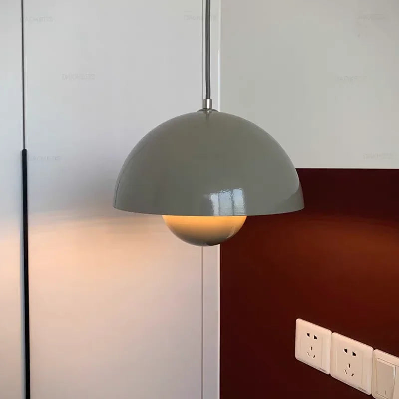 Scandinavian Style Half-Circle Chandelier – Multi-Colour LED Pendant Lighting Fixture 16cm 10215675724115-1