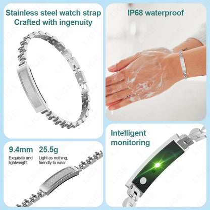 Smart Bracelet for Women – Stylish Bluetooth Activity Tracker with Sports Modes & App Notifications 8520234959046-1