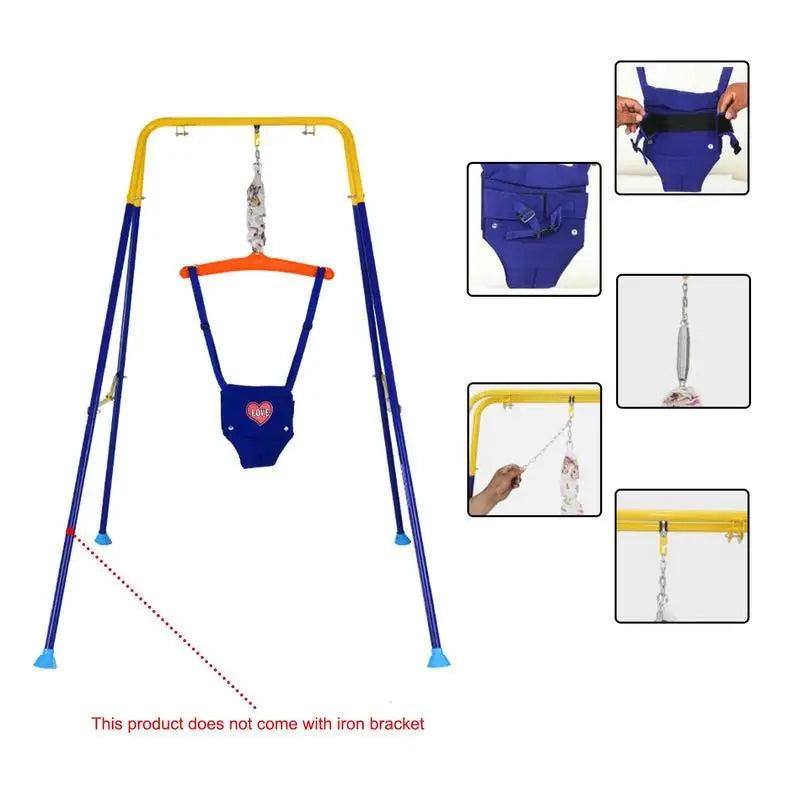 Baby Doorway Bouncer Swing with Adjustable Straps for Indoor Active Play (6 - 18 Months) 9713324622169-1