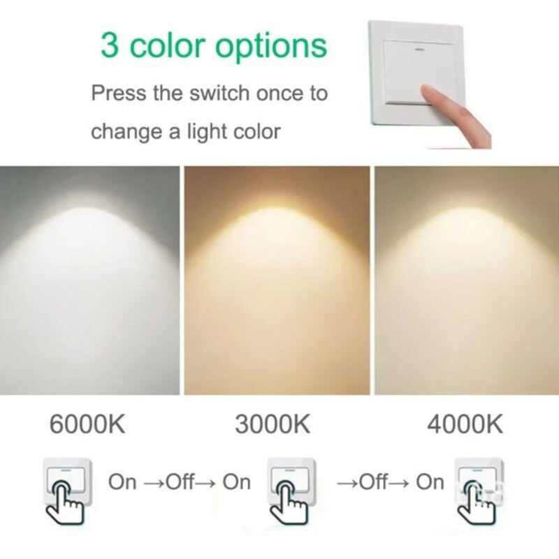 Modern Led Ceiling Light In Black & White 10476294209800-1