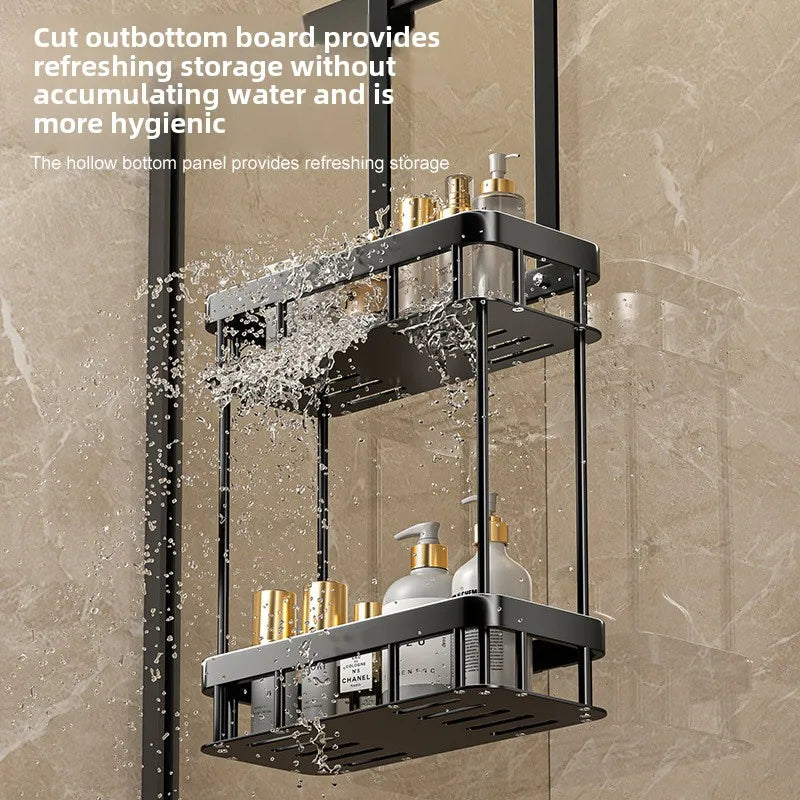 Stainless Steel Bathroom Hanging Caddy Rack 9782712729886-1