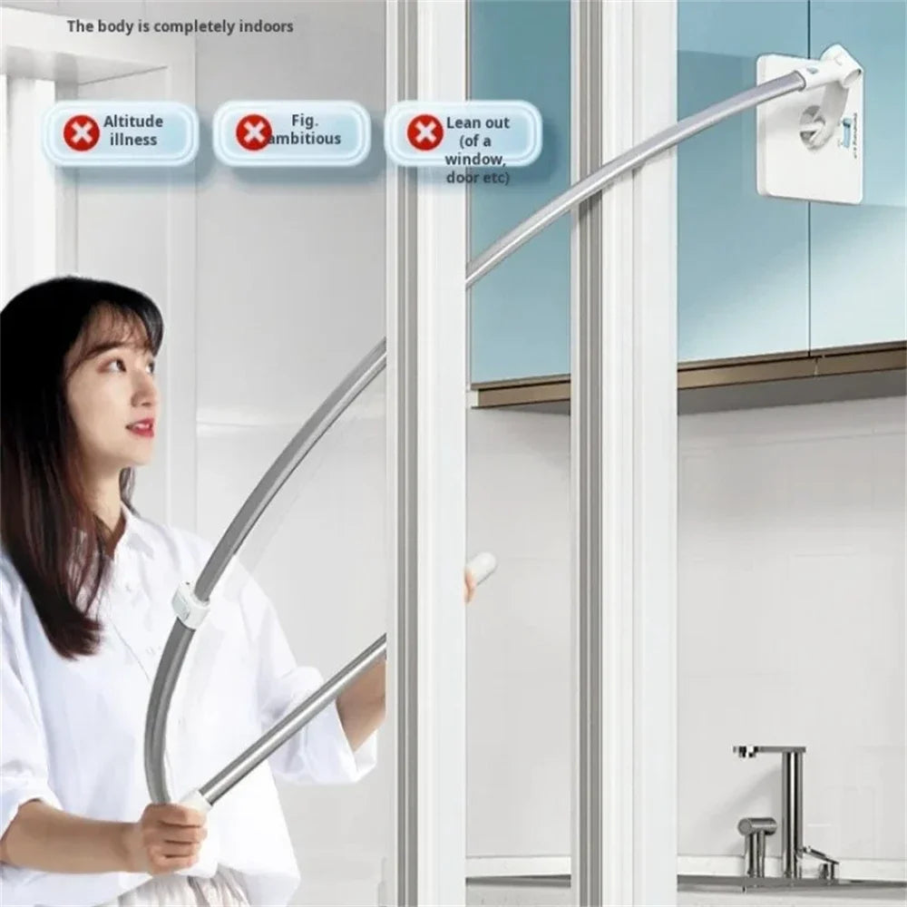 Extendable Window Cleaner With Durable Sponge Head 11690571596044-1