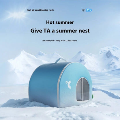 Portable Air-Conditioned Pet House With Ventilation For Cooling Comfort Indoors Or Outdoors (38 x 44 x 38cm) 10016156483885-1