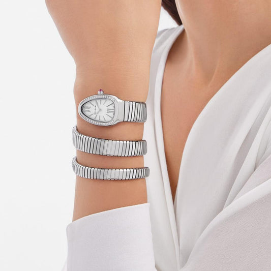 Women's Fashion Watch – Luxury Snake Bracelet Watch, Quartz Movement, Gift for Her