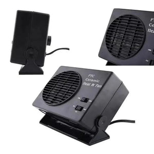 12V Ceramic Car Heater And Fan – 150W/300W Power