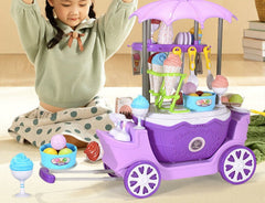 Candy Cart - Sweet Games On Wheels - Children'S Ice Cream Trolley
