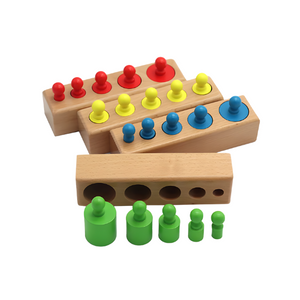 Montessori Cylinder Socket Puzzles - Logical Thinking And Observation Toy