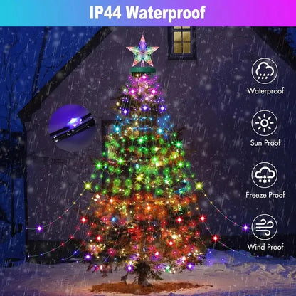 Outdoor Christmas Tree Star String Lights 400 Led 8750420066598-1