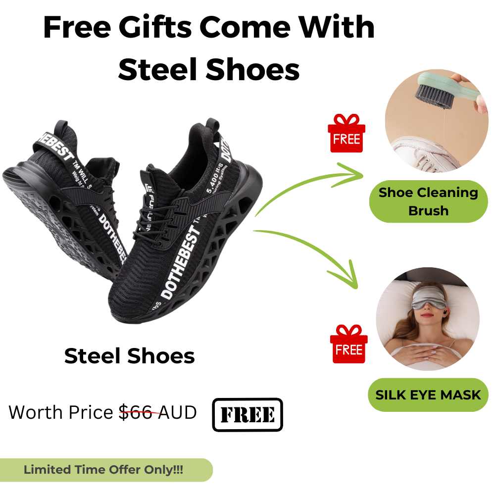 Ultra-Light Steel Toe Shoes – Breathable, Anti-Slip, And Durable