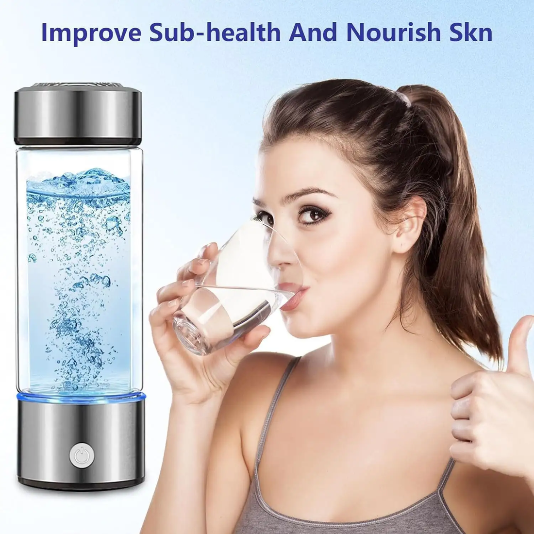 Aquyn Hydroclear Hydrogen Water Bottle – Premium Hydrogen-Rich Water Bottle for Daily Health 9840490709313-1