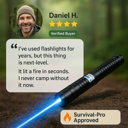 Tactical Laser Torch - High-Intensity, Waterproof & Ideal for Camping, Hiking, and Outdoor Adventures 9932749963585-1