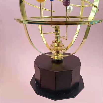 Solar System Model - Retro Planet Metal Model Kit, Science Art Decoration Indoor Table Ornament 15146749722950-1