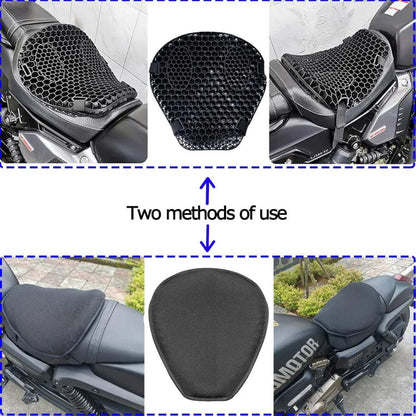 Moto 3D Honeycomb Shock Cushion - Advanced Shock Relief Seat Cushion 8144628580550-1