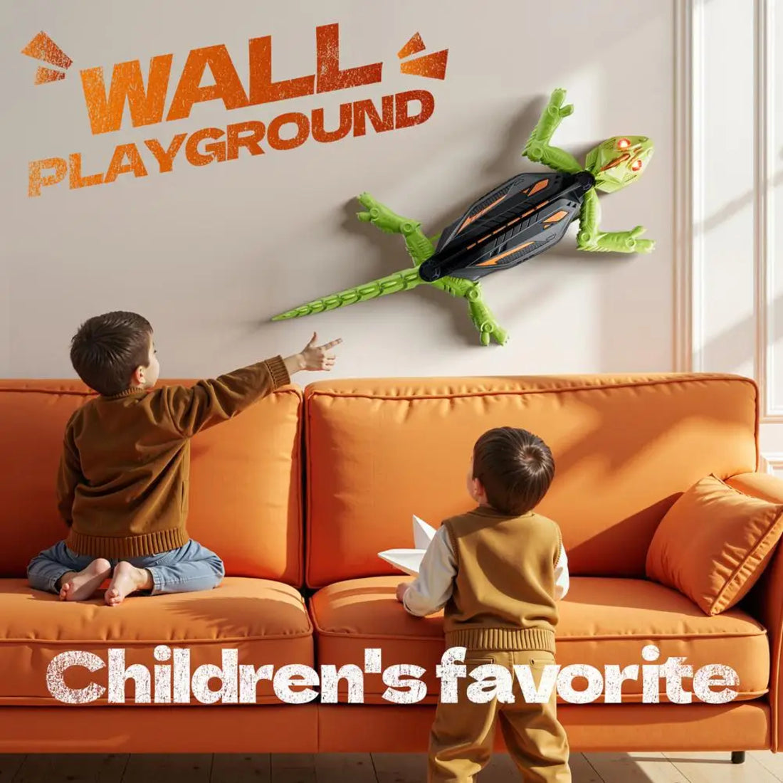 Gecko Climber – Cool & Exciting – Chameleon Robot - Remote Control Gecko that Climbs Glass & Smooth Walls BBO-017660