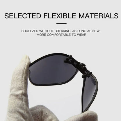 Polarized Clip On Sunglasses Men Photochromic Car Driver Goggles Night Vision Glasses Anti Glare Vintage Square Glasses SH1751817214987861000