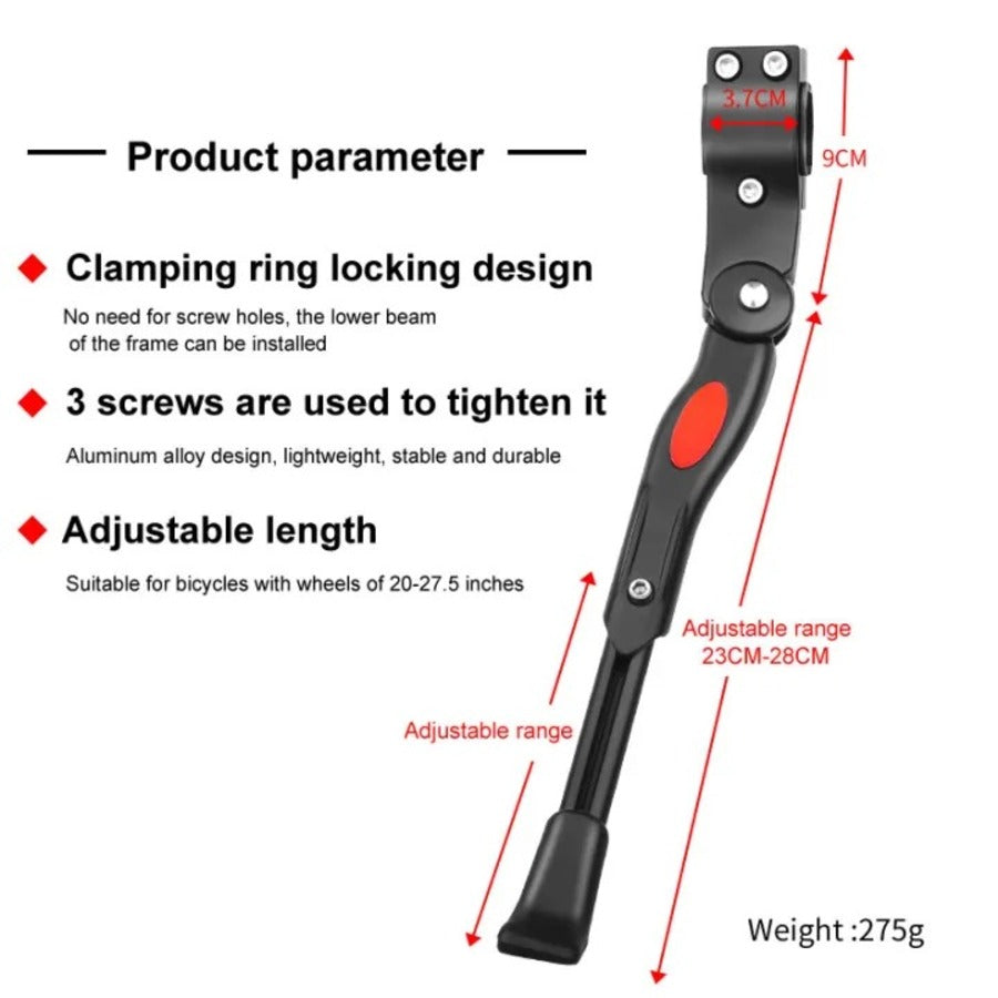 Adjustable Bicycle Kickstand – Heavy-Duty Side Stand for Stable Parkingk SH1751817214987861000
