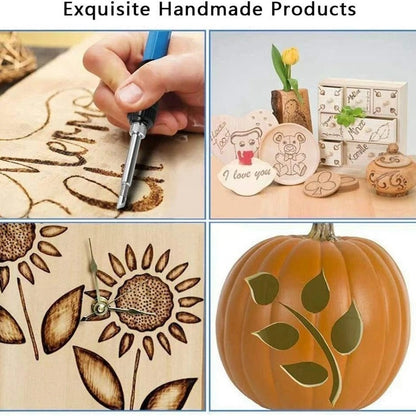 Wood Burning Kit for Creative Wood Art (Blue-220V) 7580745040115-1