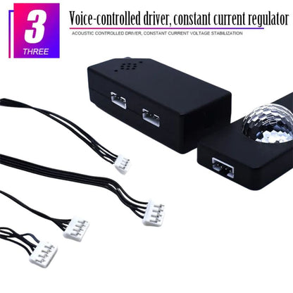 Car Interior Ambient Lights(Contains 4 light bars)